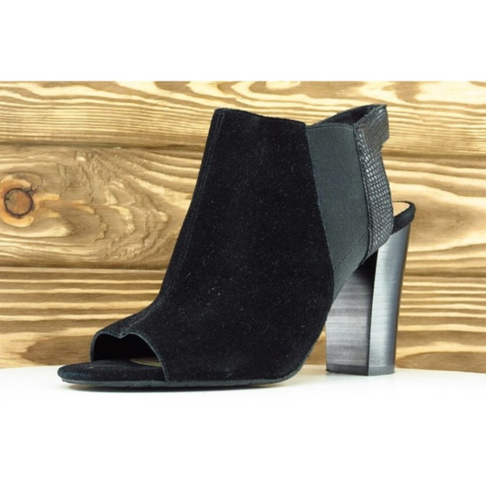 Tahari Women Sz 7 M Black Pump Synthetic Shoes Mercy